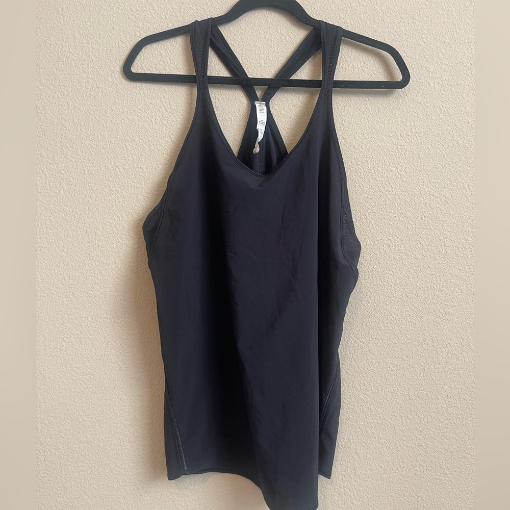 Lululemon racerback tank with slit detailing